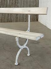 Antique style Bench in Iron and wood, France