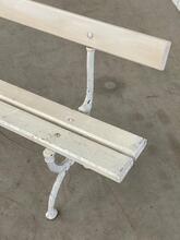 Antique style Bench in Iron and wood, France