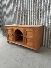 Antique style Cabinet in wood and iron