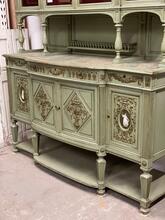 style Antique dining room cabinet in Wood and marmer