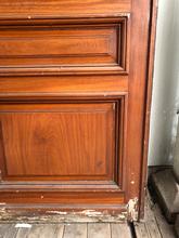 Antique style Antique door with glass in Wood and glass