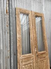 Antique style Doors in Wood and glass 20-century