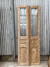 Antique style Doors in Wood and glass 20-century