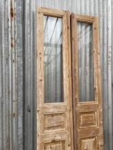 Antique style Doors in Wood and glass 20-century