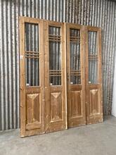 Antique style Doors in Wood and glass
