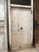 Antique style Antique doors in frame in Wood and iron