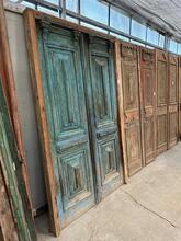 Antique style Doors in frame in Wood, Europe 20th century