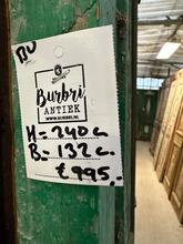 Antique style Green doors  in Wood, Europe 20th century