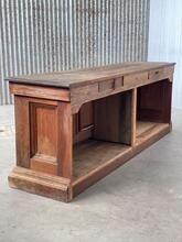 Antique style Houten toonbank  in wood