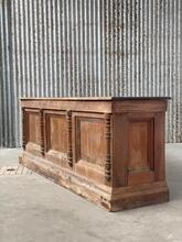 Antique style Houten toonbank  in wood