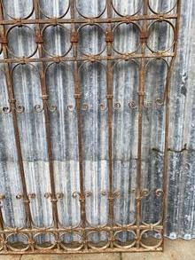 Antique style Antique iron fence 12x in Iron