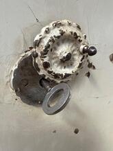 Antique style Safe in wood and iron, Europe