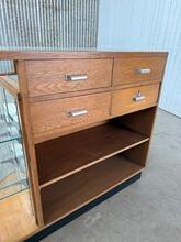 Antique style Shopfitting in Wood and glass