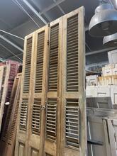 Antique style Shutters in wood and iron