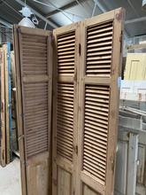 Antique style Antique shutters in wood