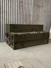 Antique style Storage box in Wood and iron