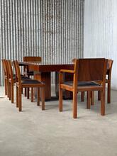 Art Deco style Dining set in Wood