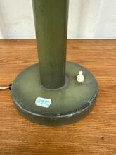 Bauhaus style Desk lamp green in metal, Germany 1930