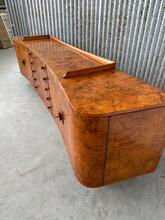 Wand kast Design stijl in hout,
