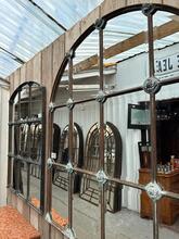 Industrial style Mirror in wood and  faceted mirror, Europe
