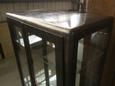 Industrial shopfittings style 2-doors old hospital cabinet in Glass metal, East Europe