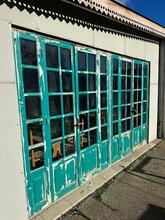 Shutters Antiek stijl in hout en glas, 20e eeuw