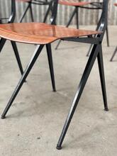 Stoelen Design Marco stijl in hout en ijzer, Europa 1960