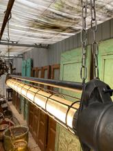 Industrial style Industrial TL lights in Iron and glass, Europe 20e eeuw