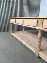 style Reproduction table old oak wood in wood 20- century