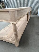 style Reproduction table old oak wood in wood 20- century