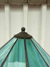 Tiffany style Stained glass table lamp in glass  1920