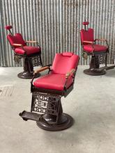 Vintage style Vintage barber chairs in iron