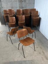 Vintage style Chairs in wood and iron, Europe 20e eeuw