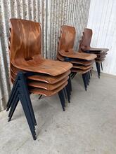 Vintage style Dining chairs in Wood and iron , Europe