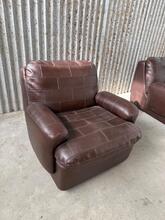 Vintage style Fauteuils in Leather, Germany midcentury