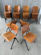 Vintage style Marko Chairs in Wood and iron