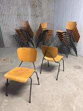 Vintage style School chairs in Wood and iron, Netherlands