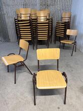 Schoolstoelen  Vintage stijl in hout en ijzer, Europa