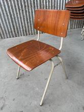 Stoelen Vintage stijl in Hout en ijzer, Europa 1970