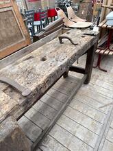 Werkbank Vintage stijl in Hout, Europa 20e eeuws